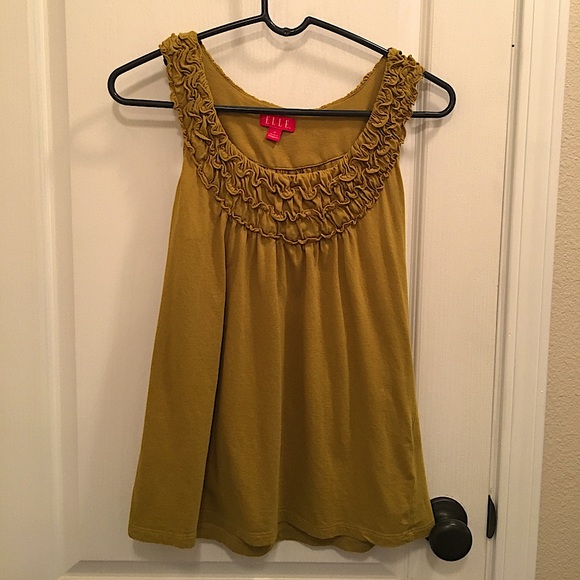 Elle Tops - Elle Ruffled Top Medium